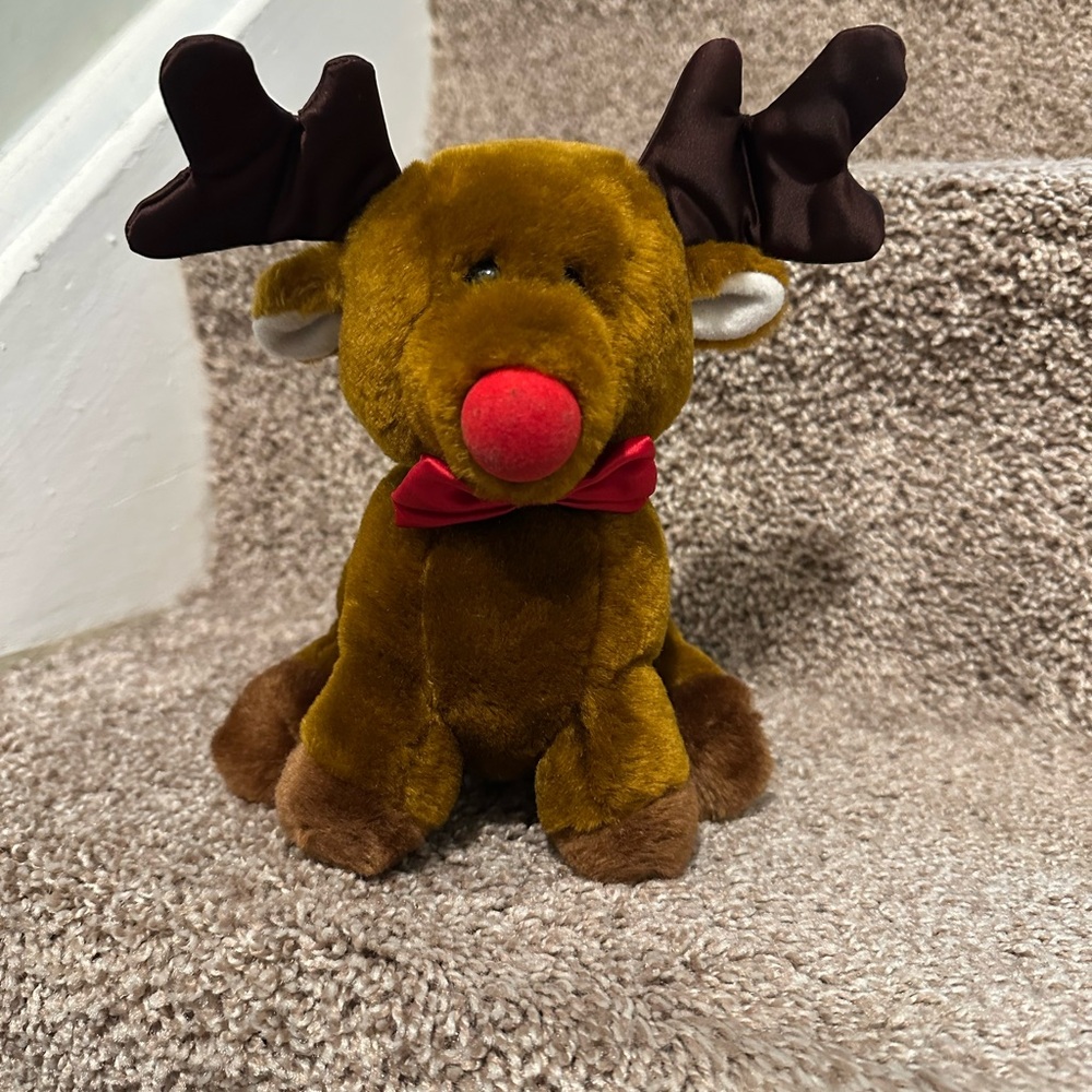 Vintage Fun Farm By Dakin Rudolph the Red Nosed Reindeer